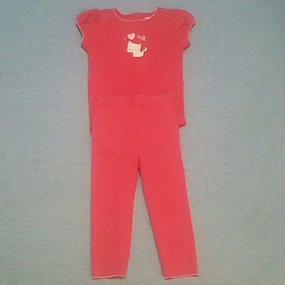 Gymboree baby girl onesie and pants